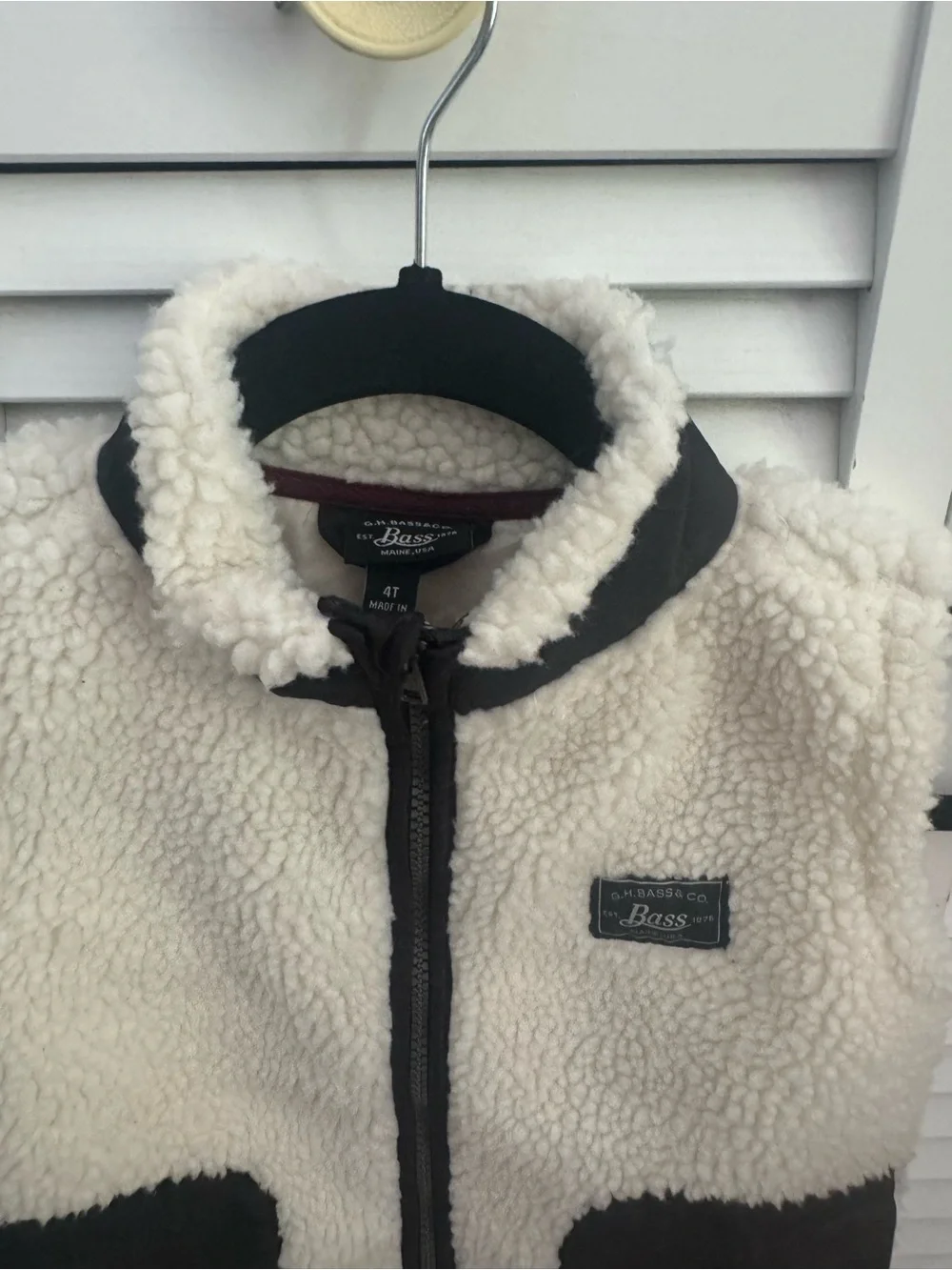 Kids 4T G.H. Bass Soft Sherpa Vest